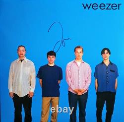 Vinyle dédicacé signé par Rivers Cuomo de Weezer pour l'album bleu