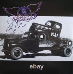 Vinyle signé autographié de Steven Tyler d'Aerosmith 'Pump'