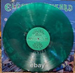 Vinyle vert AUTOGRAPHÉ Electric Wizard S/T avec setlist écrite à la main