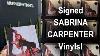 Vinyles Sign&eacute;s De Sabrina Carpenter, Meilleur Ami De L&rsquo;homme