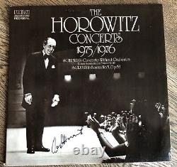 Vladimir Horowitz, pianiste classique compositeur, album vinyle avec autographe signé