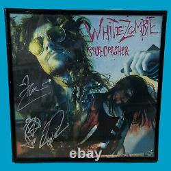 WHITE ZOMBIE SOUL-CRUSHER (RARE 1988 CAROLINE PRESSING) Signé Rob Zombie