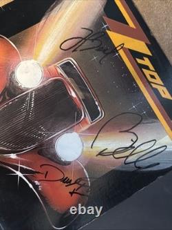 ZZ Top vinyle LP Eliminator autographié et signé à la main